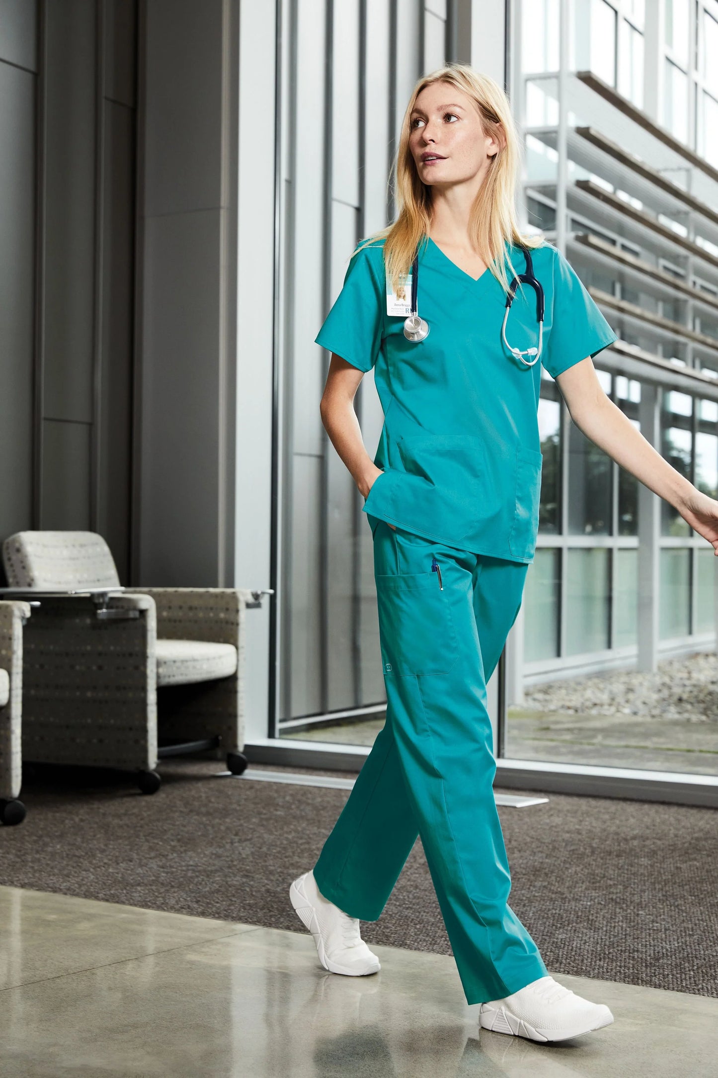 Custom Embroidered Nursing Matching Scrubs Set