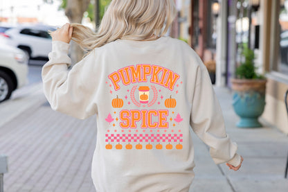 Pumpkin Spice Latte Crewneck Sweatshirt - Up2ournecksinfabric