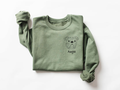 Custom Dog Mom Sweatshirt - Up2ournecksinfabric