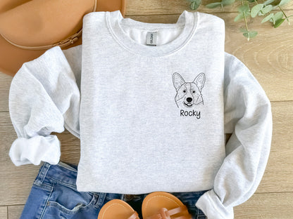 Custom Dog Mom Sweatshirt - Up2ournecksinfabric