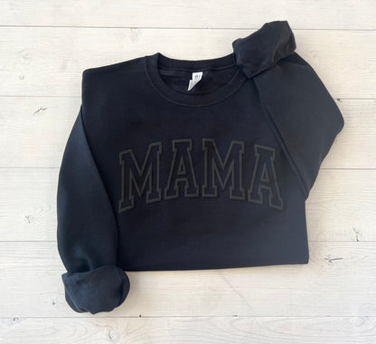 Embossed Mama Mini Set, Mom and Me matching shirts, Mom and son matching sweaters, Sweatshirts matching mother and child, New mom Shirt, mom