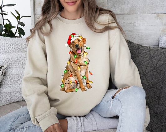 Christmas Labrador Retriever shirt,  Gift for dog mom, Lab dog Mom shirt, Dog lover shirt, Dog lover Gift, Christmas gift for dog lover - Up2ournecksinfabric