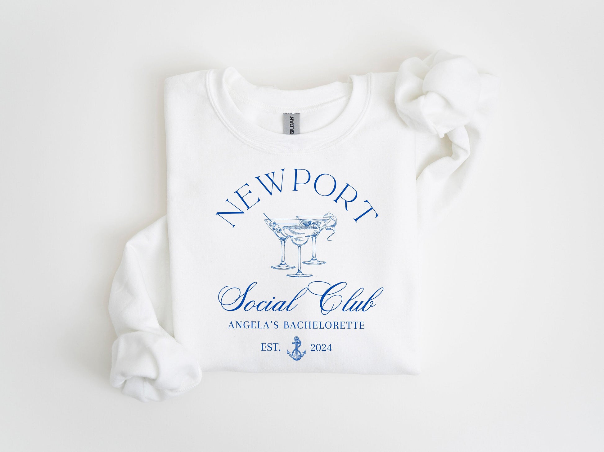 Custom Social Club Bachelorette Sweatshirts - Up2ournecksinfabric