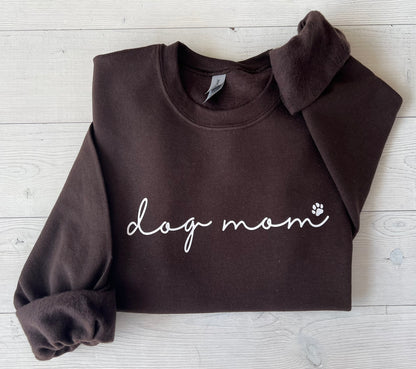 Dog Mom Sweatshirt - Up2ournecksinfabric