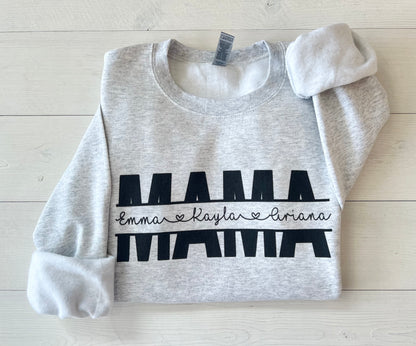 Custom Mom Sweatshirt for Mothers Day - Up2ournecksinfabric