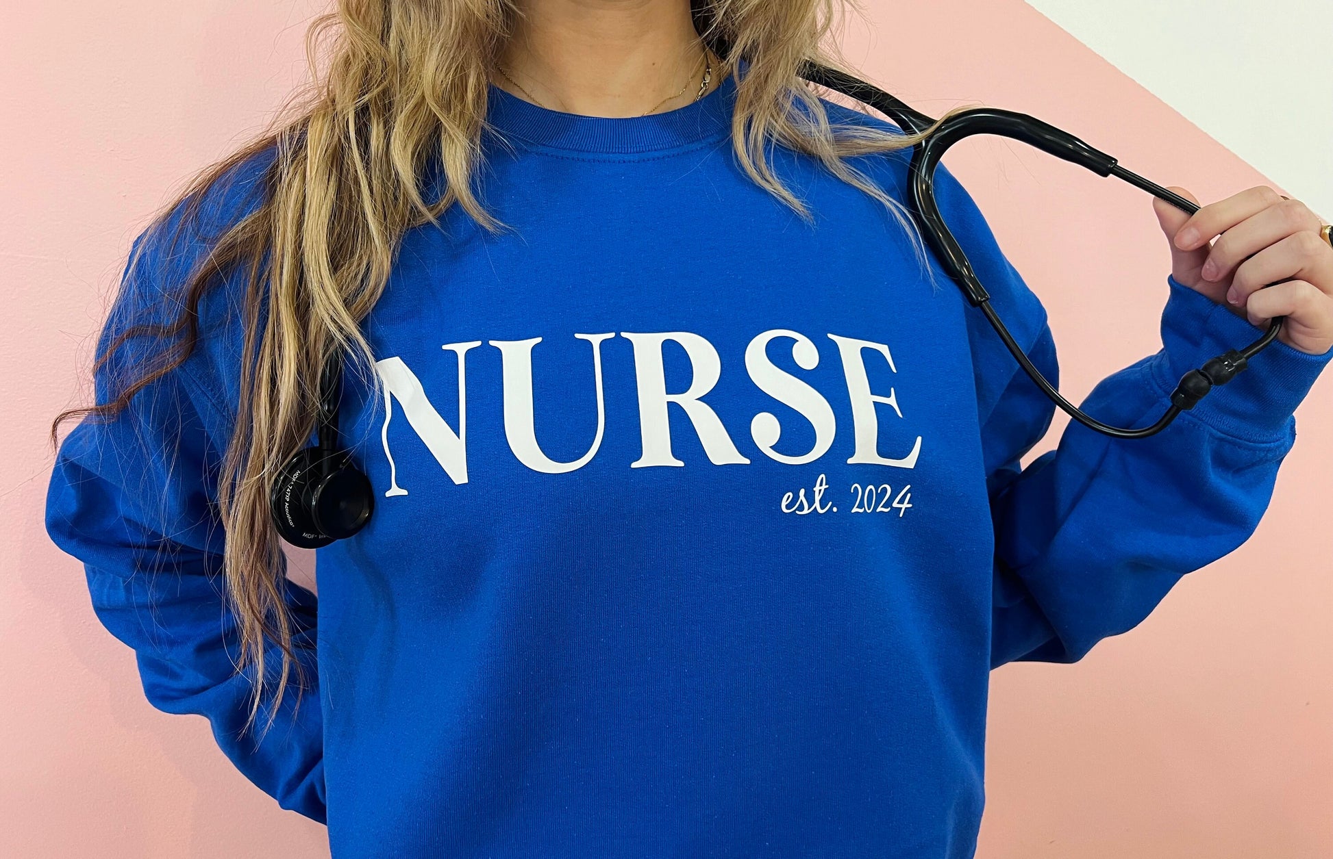 Nurse sweatshirt, Nurse week gift, Nurse shirt w date, gift for RN, Personalized nurse top, Nurse Appreciation, Nursing grad, new nurse top