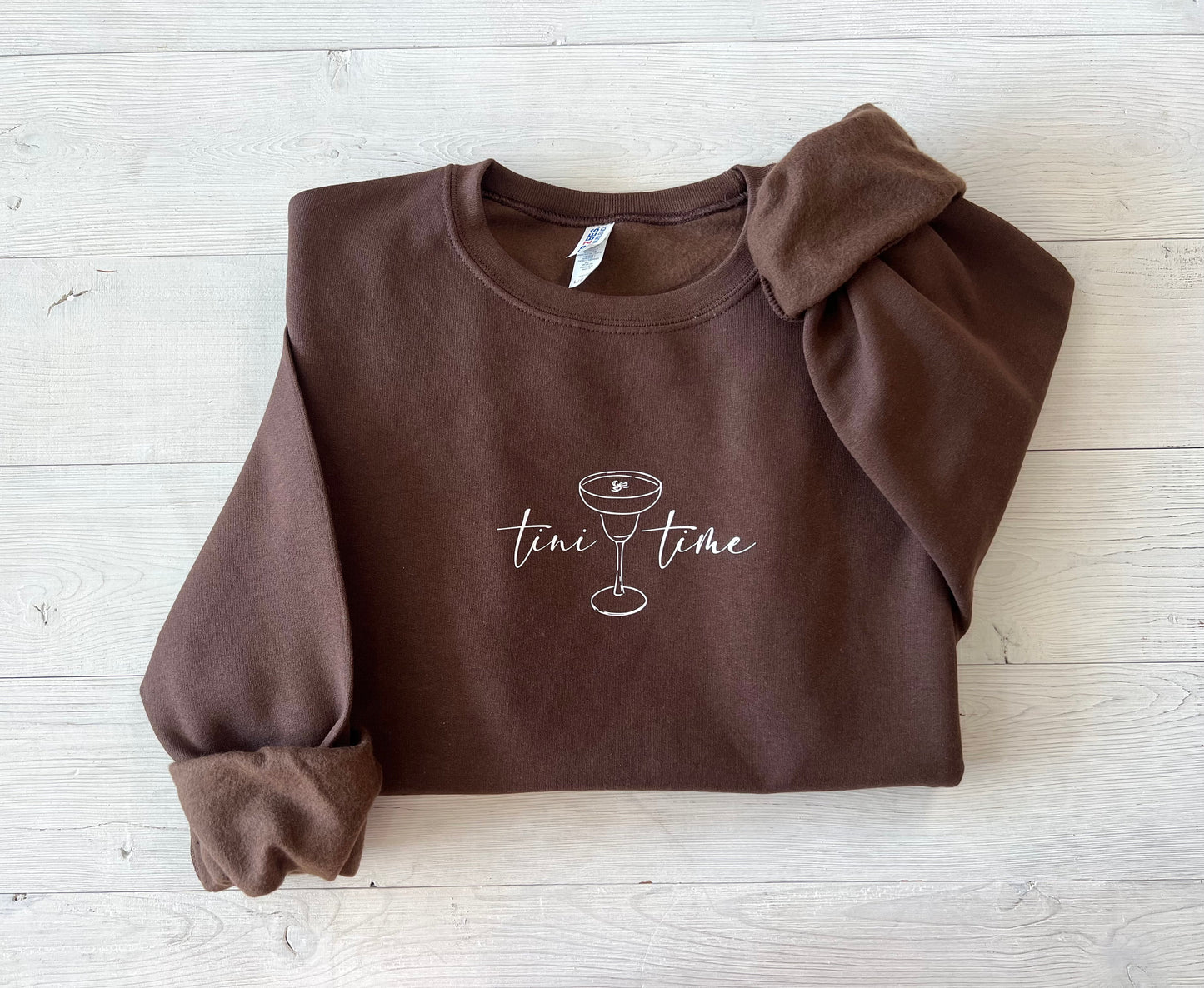 Espresso Martini Sweatshirt, Martini Crewneck, Tini Time, Birthday Gift for Her, Martini Lover Gift, Social Club Sweater, It's Martini Time