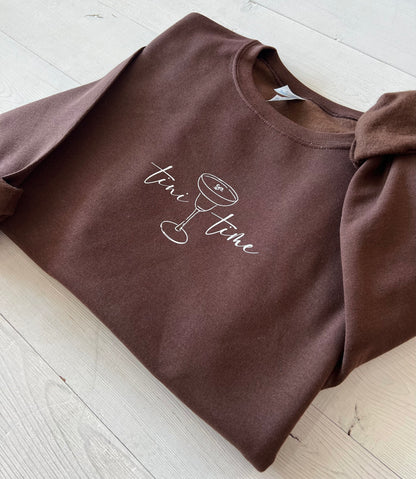 Espresso Martini "Tini Time" Sweatshirts - Up2ournecksinfabric