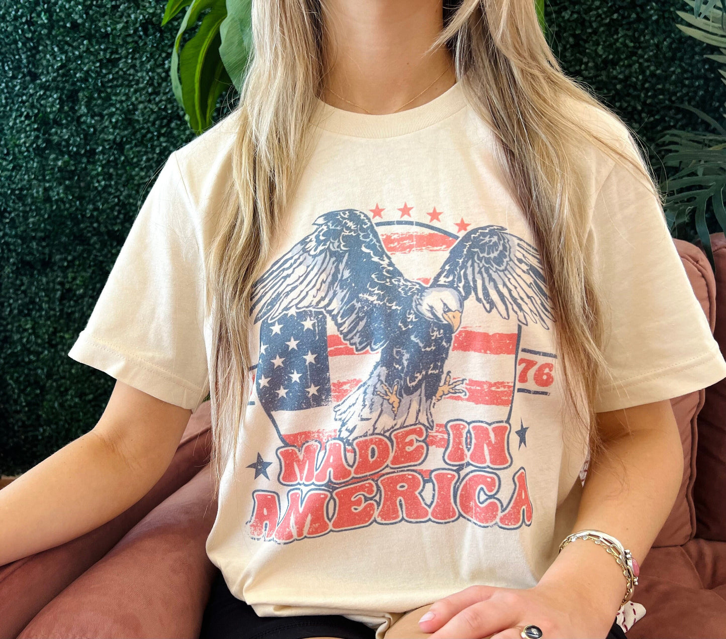 4th of July Tshirt, Distressed Made in America Top, Independence Day, Patriotic Celebration, 4th of July Party, America Tee, USA Tshirt