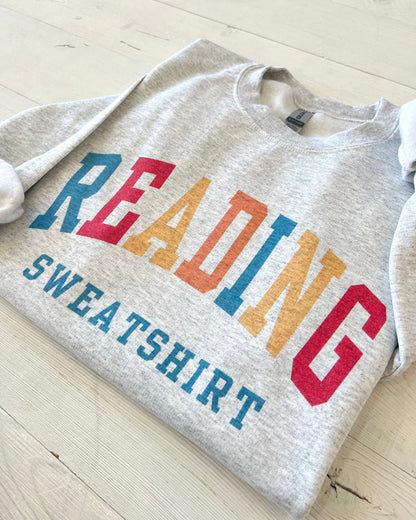 Book Club Reading Sweatshirt - Up2ournecksinfabric