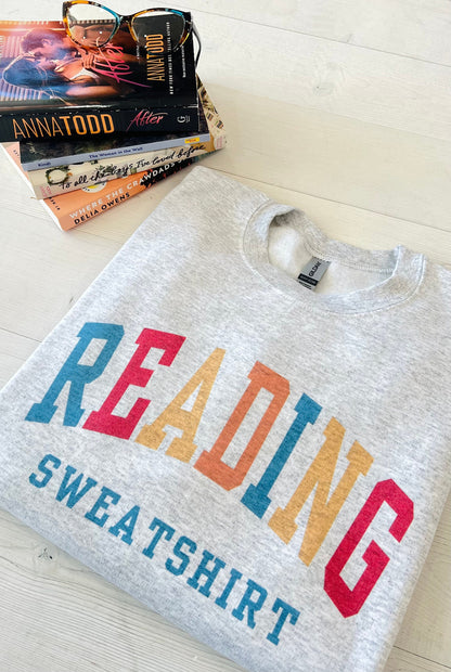 Book Club Reading Sweatshirt - Up2ournecksinfabric