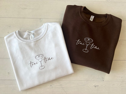 Espresso Martini "Tini Time" Sweatshirts - Up2ournecksinfabric