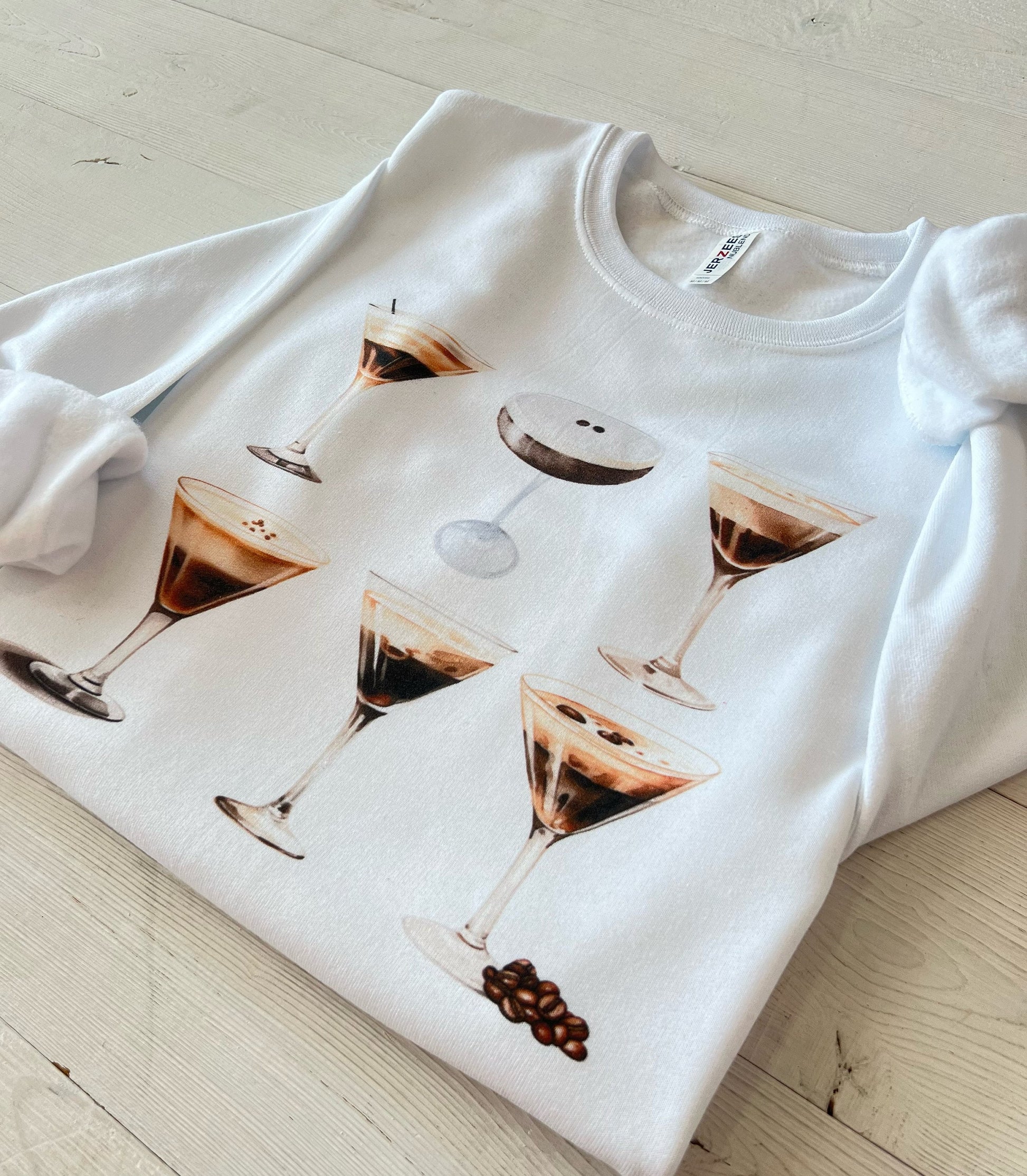 Espresso Martini Sweatshirt, Coffee Lover Crewneck, Cute Martini Sweatshirt, Tini Time, Martini Lover Sweater, Perfect Gift for her