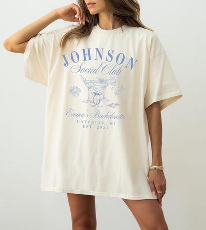 Coastal Bachelorette Party Shirts for Bridesmaids - Up2ournecksinfabric