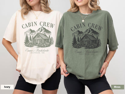 Cabin Crew Custom Bachelorette Party Shirts - Up2ournecksinfabric