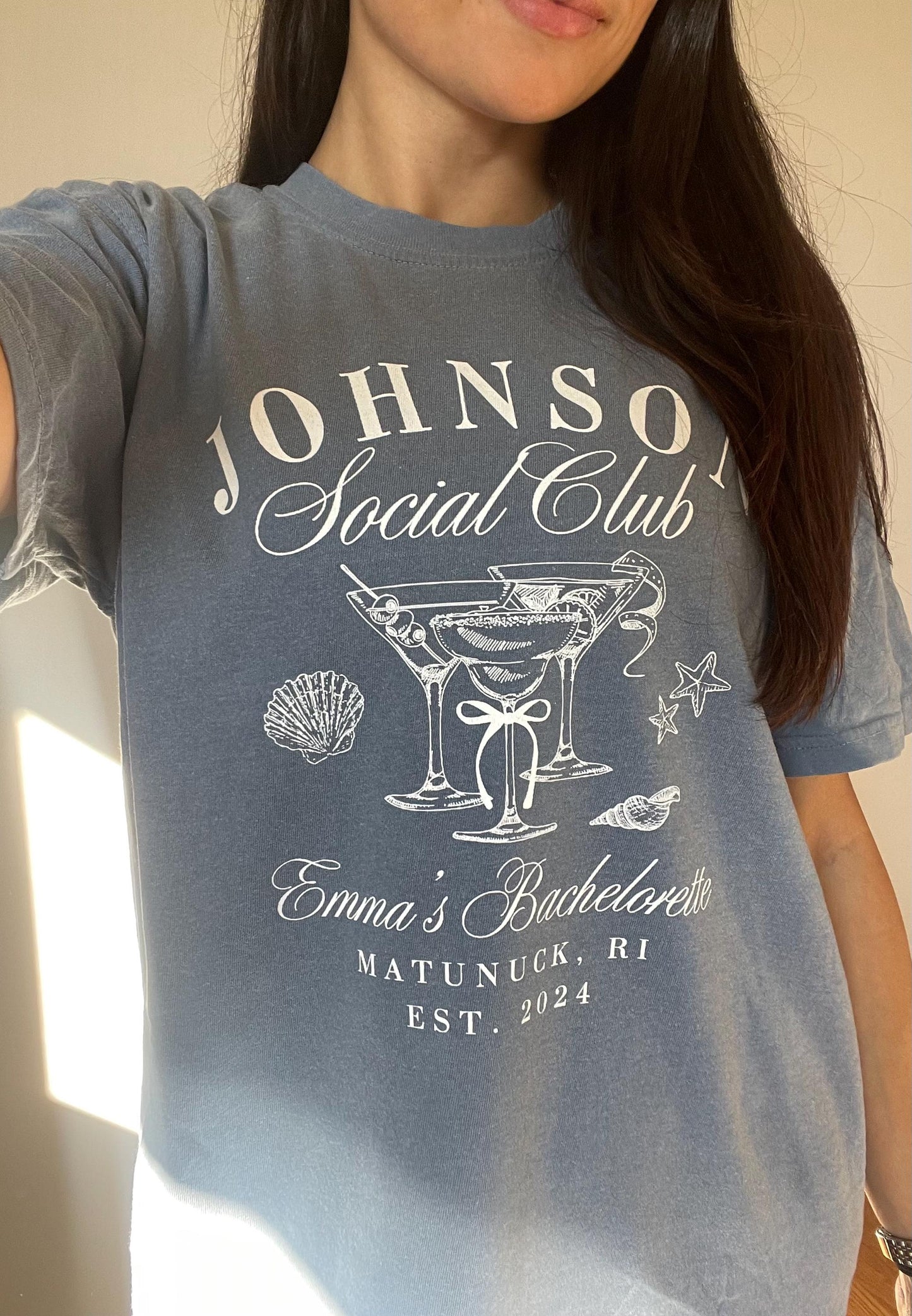 Coastal Bachelorette Party Shirts for Bridesmaids and Beach Bach Social Clubs Luxury