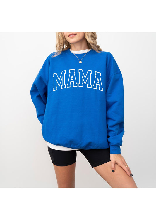 Embossed Varsity Mama Sweatshirt