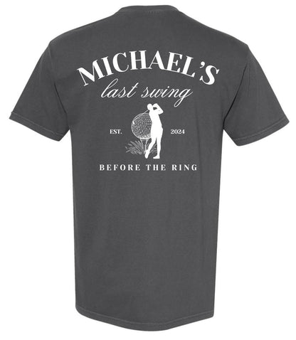 Last Swing Before The Ring Bachelor Party Shirts for Golf Trip - Up2ournecksinfabric