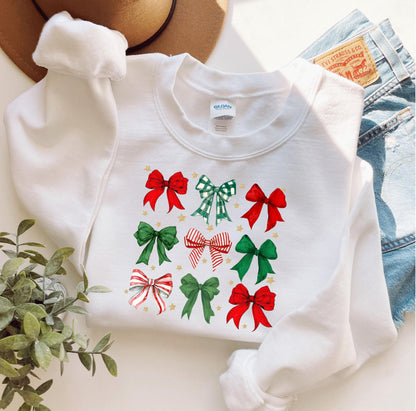 Women's Christmas Sweatshirt, Winter Crewneck, Christmas Eve Outfit