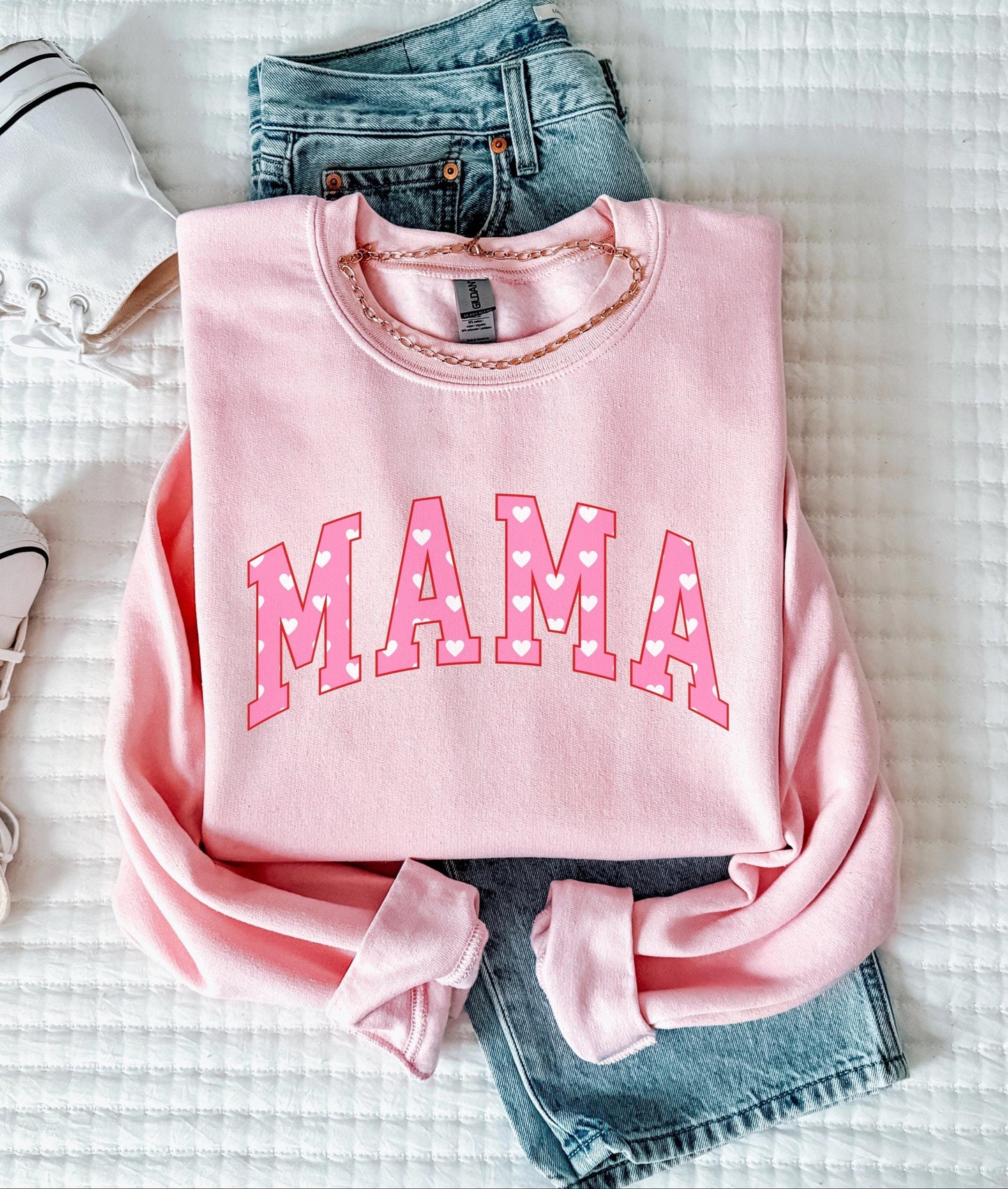 Mama heart sweatshirt