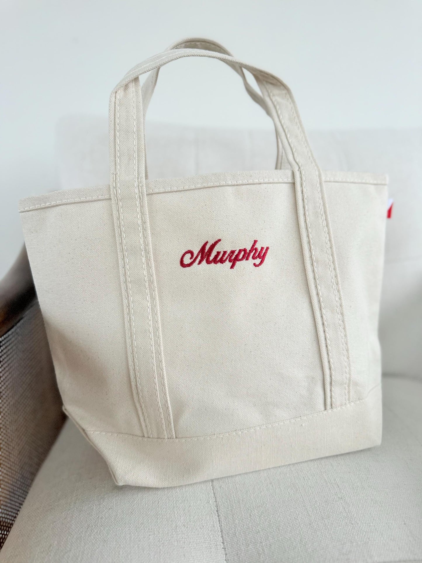 Embroidered Tote, Personalized Bag – Beach, Bridesmaid, Everyday Essential