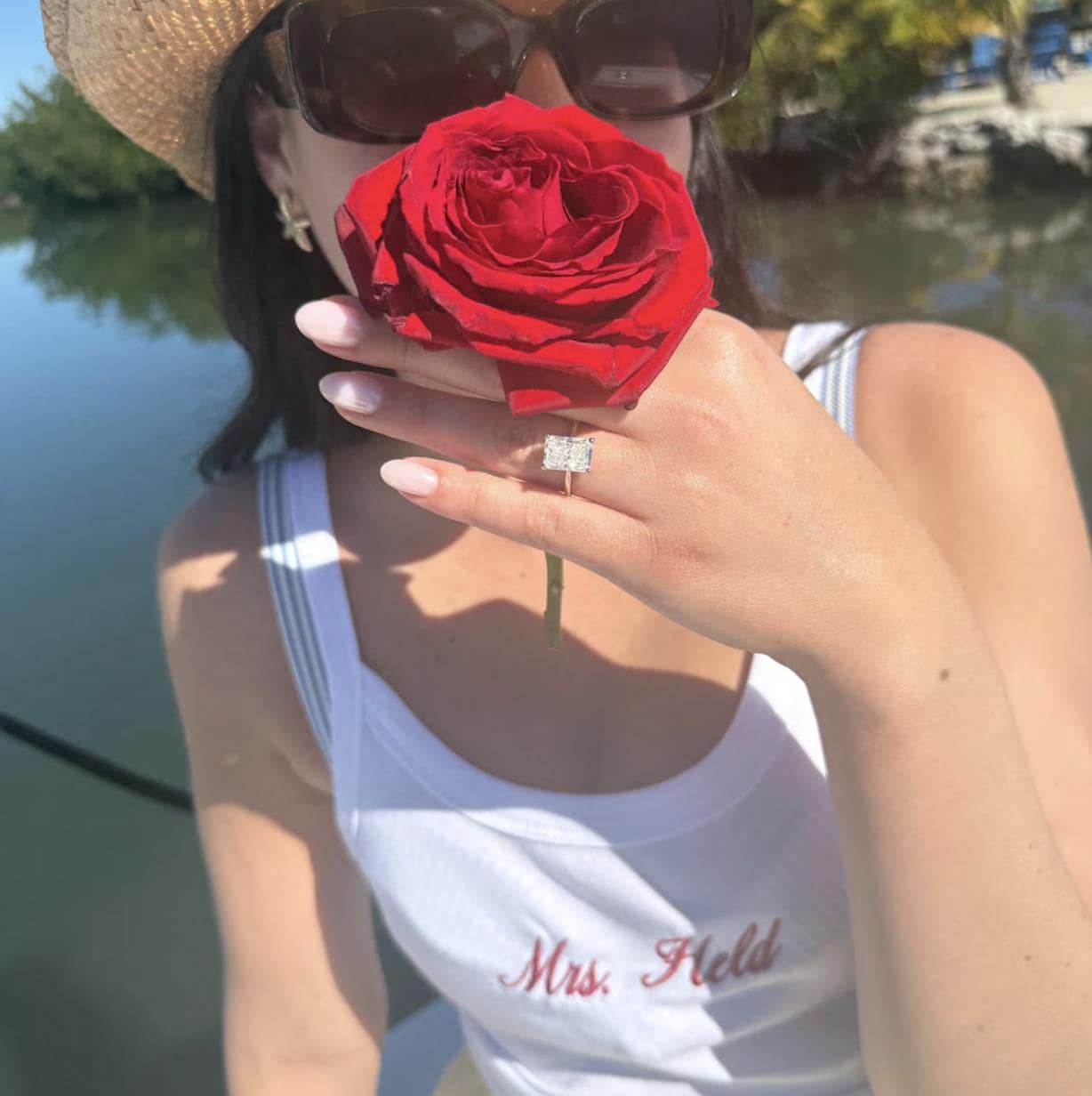 Mrs. Tank Top, Embroidered Tank, Bachelorette Outfit