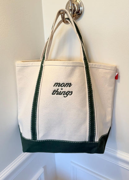 Embroidered Tote, Personalized Bag, Mom Things, Custom Name Tote
