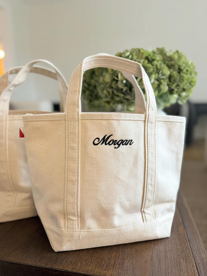 Bachelorette Tote, Bridesmaid Gift, Custom Embroidered Bag