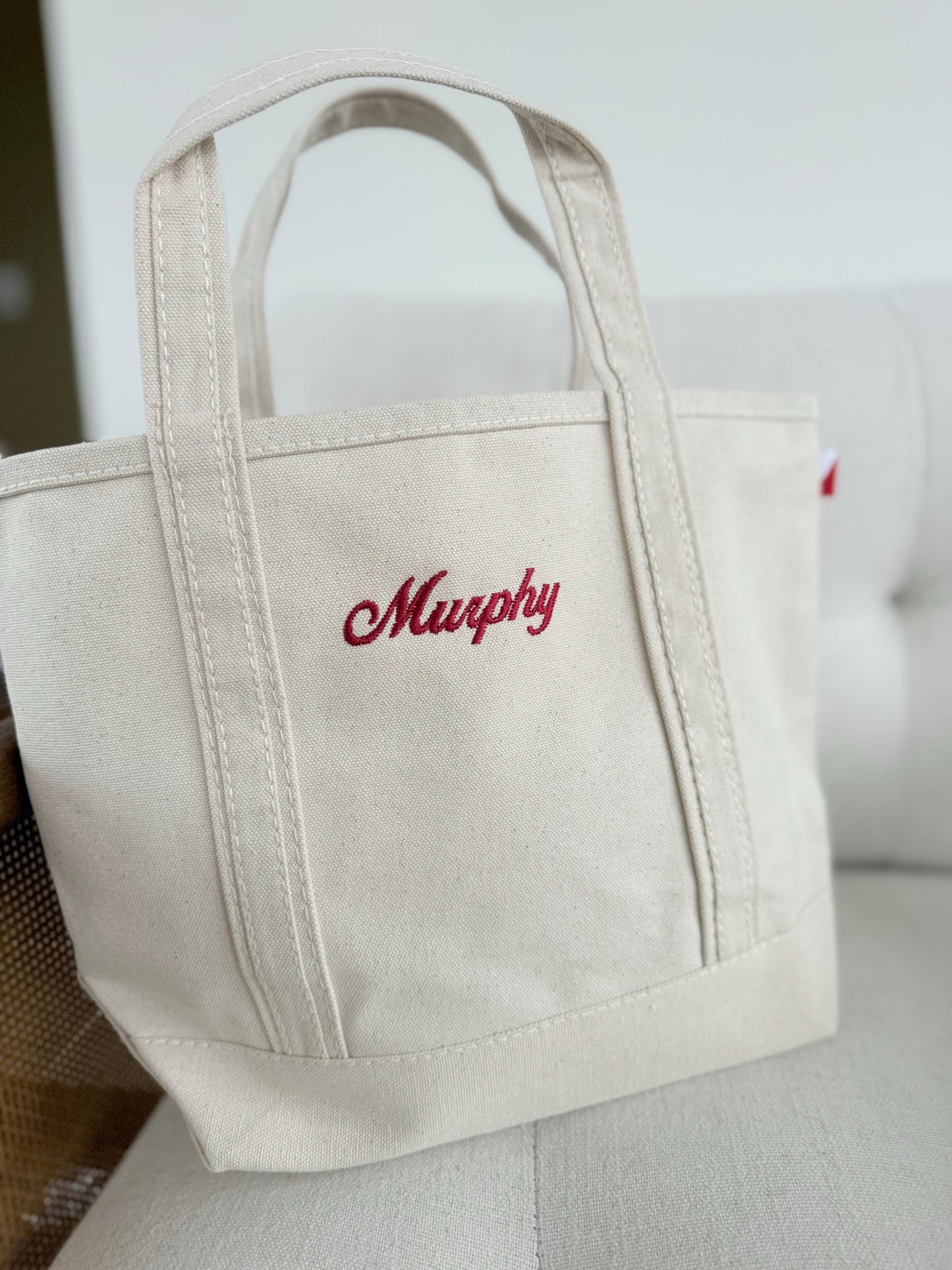 Embroidered Tote, Personalized Bag – Beach, Bridesmaid, Everyday Essential