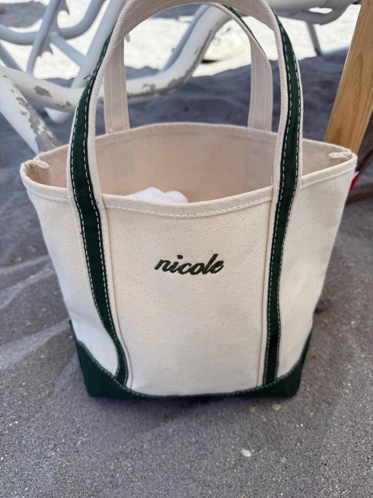 Embroidered Tote, Personalized Bag – Beach, Bridesmaid, Everyday Essential