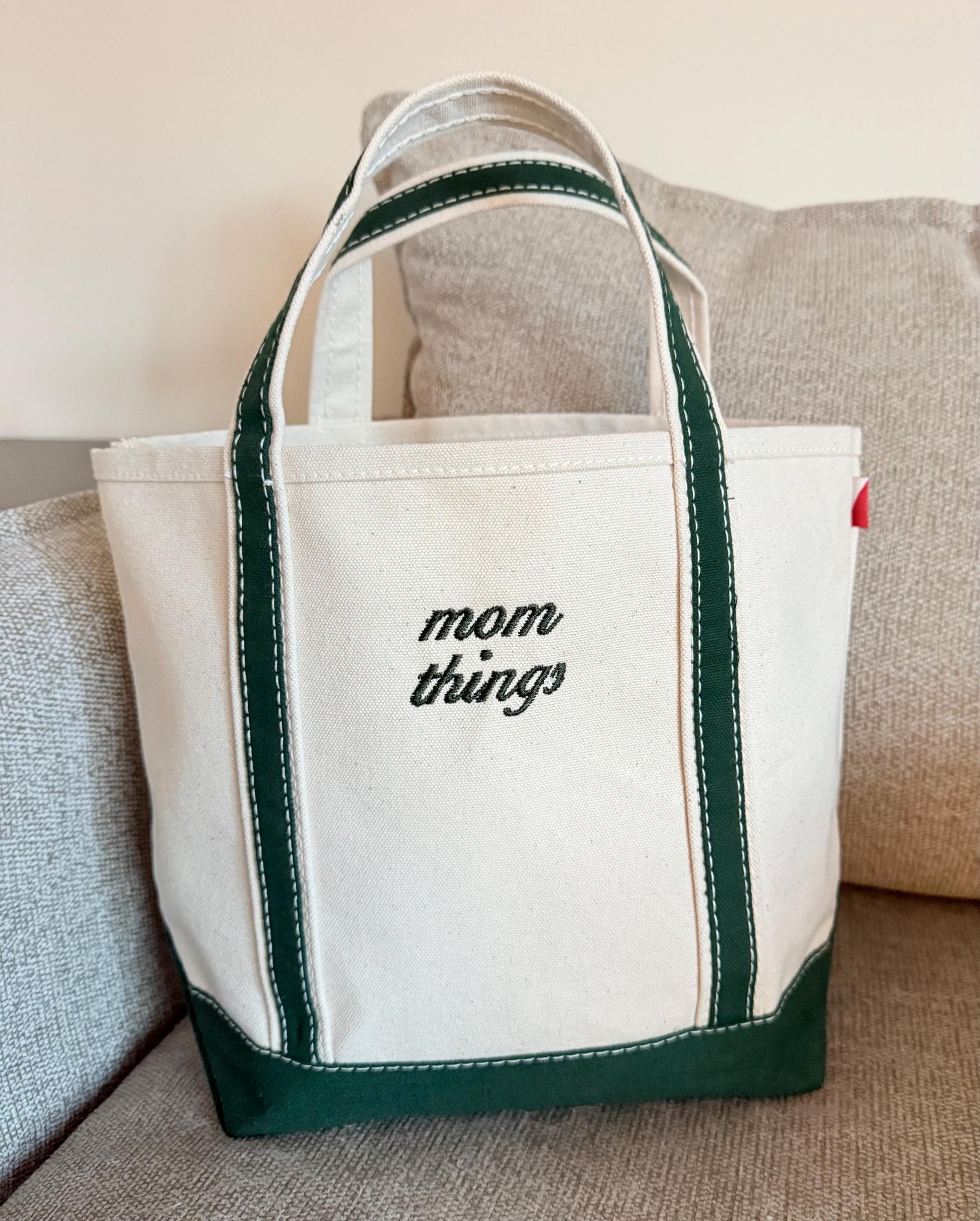 Embroidered Tote, Personalized Bag, Mom Things, Custom Name Tote