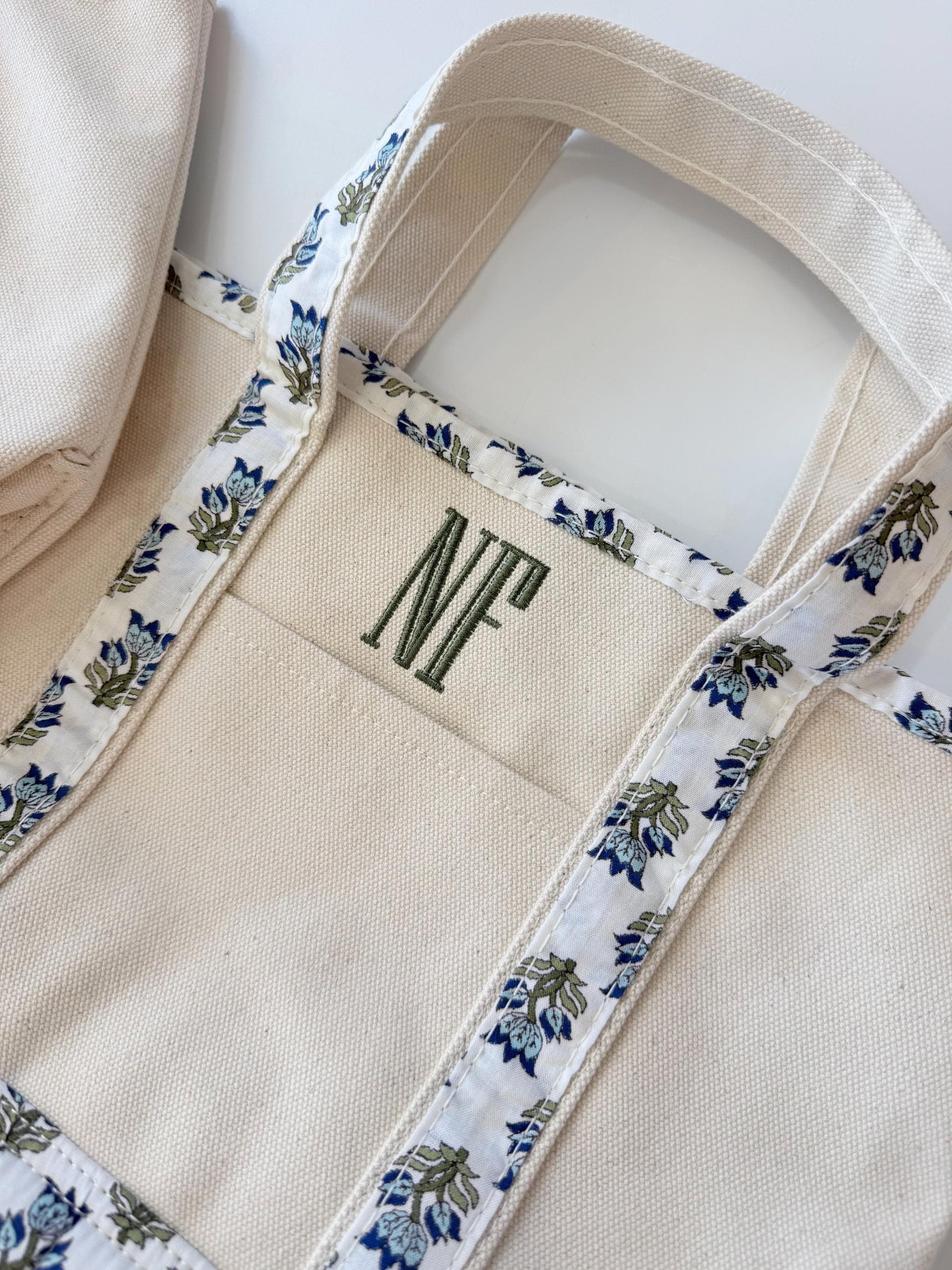 Personalized Bachelorette Tote, Custom Embroidered Monogrammed Bridesmaid Bag - Durable Canvas, Ideal for Wedding Party