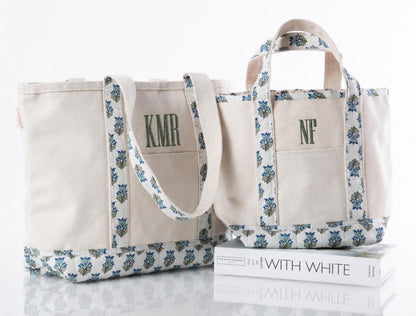 Personalized Bachelorette Tote, Custom Embroidered Monogrammed Bridesmaid Bag - Durable Canvas, Ideal for Wedding Party