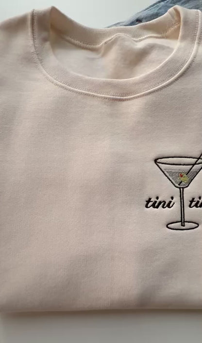 Embroidered Dirty Martini Sweatshirt