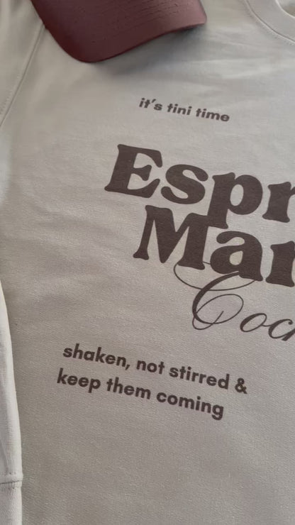 Espresso Martini Cocktail Club Sweatshirt