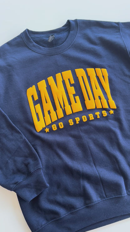 3D Puff Game Day Sweatshirt – Go Sports Crewneck