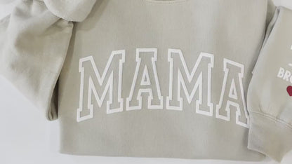 Mama Sweatshirt With Names, Mama Sweatshirt, Mothers Day Gift, First Mothers Day Gift, Personalized Gift, Mom Life Shirt, New Mom Gift