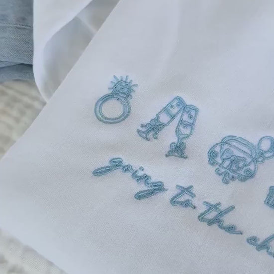 Going To The Chapel, Engagement Gift, Bride Sweatshirt, Bridal Embroidered Sweatshirt, Future Mrs. Sweatshirt, Bride Bachelorette Sweatshirt