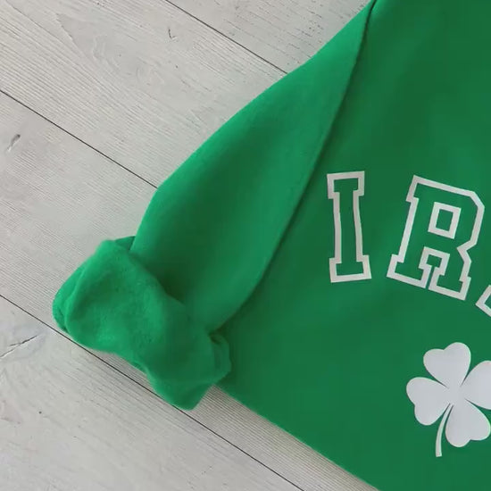 Irish Shamrock Crewneck - St. Patricks Day Sweatshirt - Women's Saint Paddy's day outfit - Cute Saint Paddy's day wear