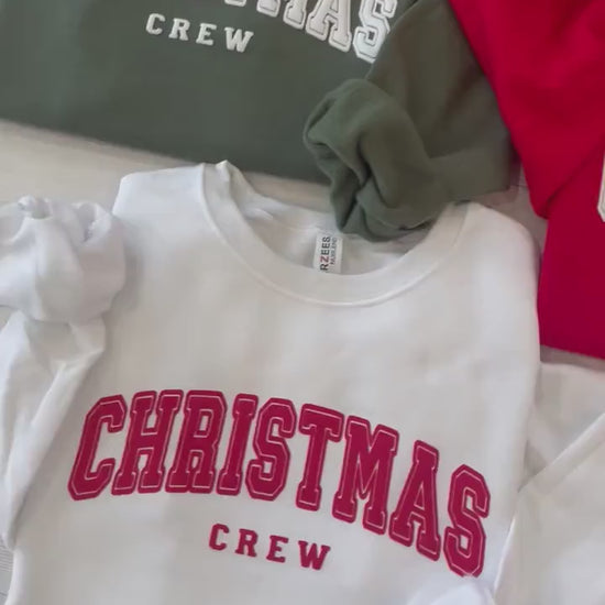 Embossed Christmas Family Sweatshirts, Mommy and Me Christmas Sweaters, Matching Christmas Sweaters, Christmas Outfit, Matching Christmas