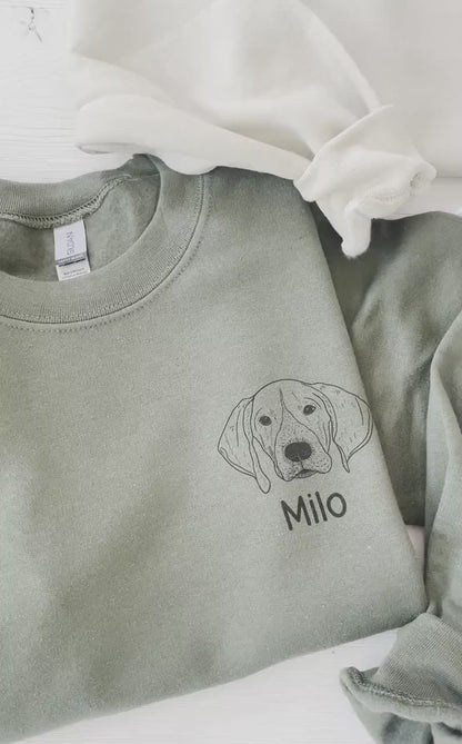 Custom Dog Mom Sweatshirt with Name for Dog Lovers, Personalized Gift for Women