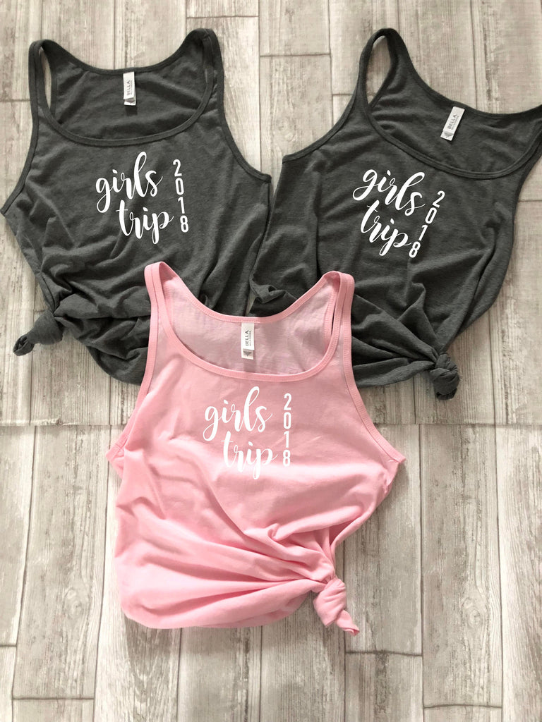 girls trip tanks - girls trip shirts - shirts for girls getaway - geta –  Up2ournecksinfabric