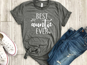 Christmas gift for aunt, Best auntie ever shirt, Auntie shirt, Xmas  gift for Auntie, Auntie tee, Gift for aunt , Gift ideas b-day gift
