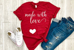 Pregnancy valentine shirt - womens pregnancy valentine shrit - valentines day shirt - buffalo plaid - valentines day gift - gift for her