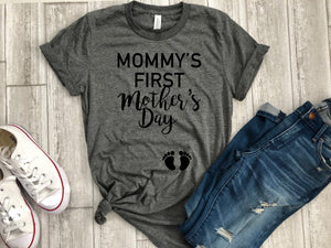 First Mother's day shirt, Expecting Mother's Day shirt, My first Mother's day shirt, Mom gift, New mom gift, Mother's day gift, Gift for mom