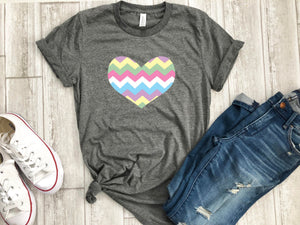 Womens Easter shirt - Easter shirt for women - Cute Easter shirt  - heart shirt - Easter gift - gift for her - Easter shirt