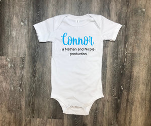 personalized baby gift, name baby gift, name shirt , gift for new parents, new baby gift,  customized shirt, customized gift, baby shower