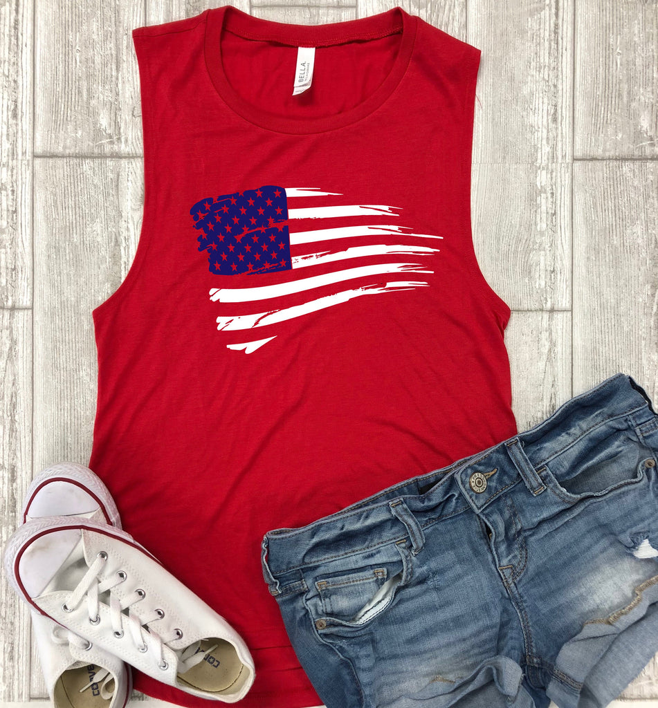 4th of July shrit - american flag clothing - festival clothing - flag shirts - merica shirt - 4th of july outfit - distressed - us flag