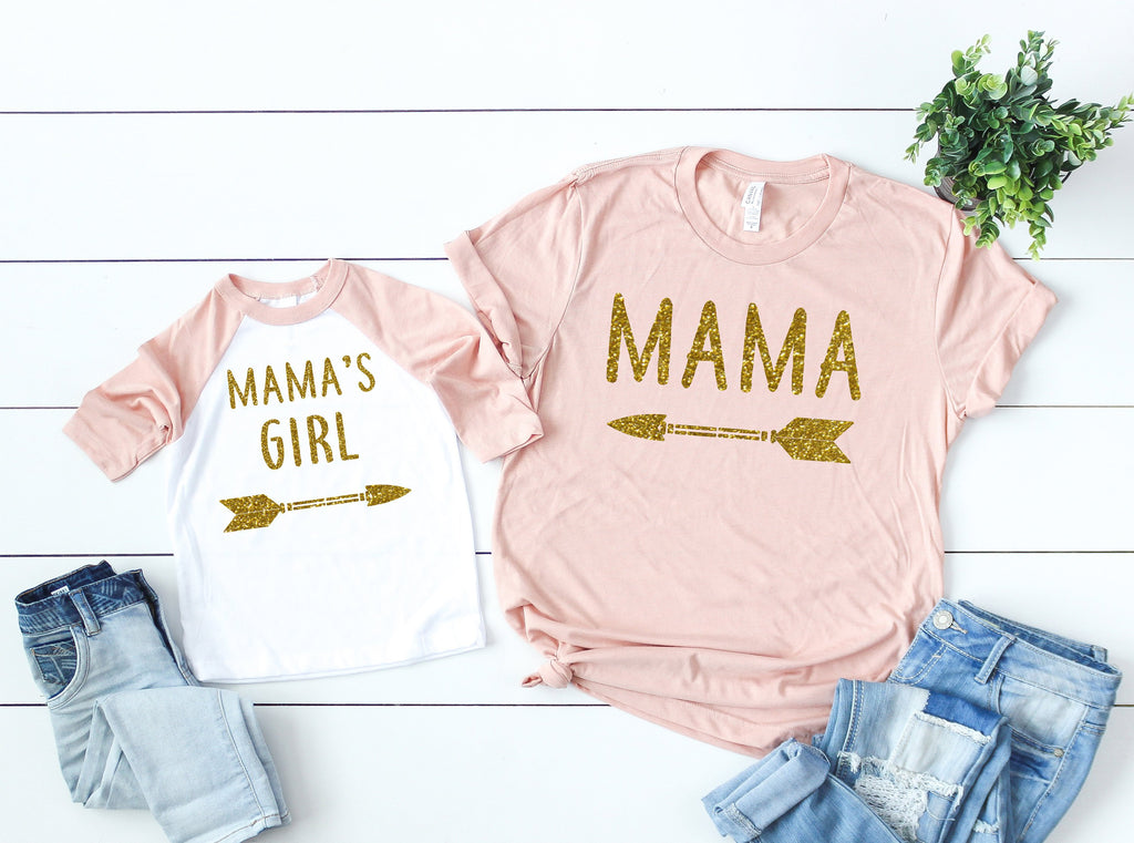 glitter shirts, matching mommy and me, matching shirts, mommy and me shirts, gift idea for mom, mother and daughter shirts, matching tees