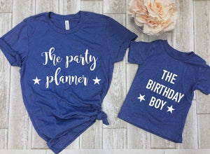 Mommy and me birthday shirts - Matching birthday shirt -mom and son birthday shirt - birthday shirt sets  - mommy and me shirts